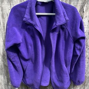 Columbia Purple Fleece Jacket